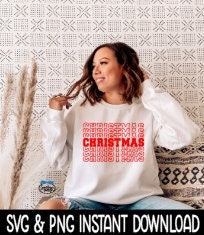Christmas SVG, PNG, Multi Christmas T Shirt SvG, Christmas Sweatshirt SVG Instant Download, Cricut Cut File, Silhouette Cut File, Print