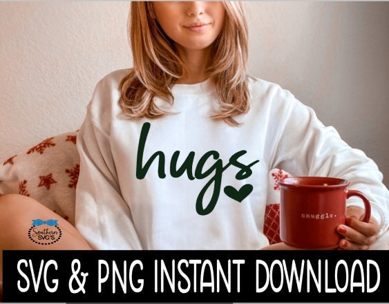 Hugs Valentine's Day Tee Shirt SVG, Valentine's Day SVG, Wine Glass SVG, Funny SVG, Instant Download, Cricut Cut Files, Silhouette Cut Files, Print