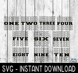 Birthday Bundle SVG, Birthday Mirrored Font SvG File, Tee Shirt SvG Instant Download, Cricut Cut File, Silhouette Cut File, Download Print
