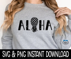 Aloha Upside Down Pineapple SVG, Swinger SvG, Swinger , Instant Download, Cricut Cut Files, Silhouette Cut Files, Print